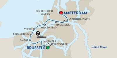 Bruxelles-Boot-Karte