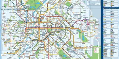 Bruxelles bus Karte