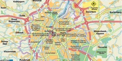 Bruxelles highway Karte anzeigen