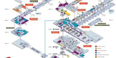 Bruxelles airport Landkarte